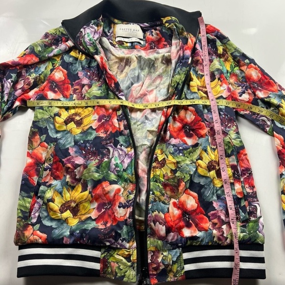 Cactus Floral Bomber Jacket - Picture 5 of 5